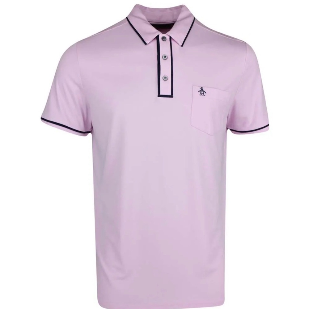 ORIGINAL PENGUIN MENS PERFORMACE GOLF EARL POLO SHIRT - PIROUETTE